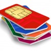 Set of color SIM cards Sim Cards