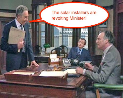 Sir Humphrey discusses the UK's Solar Feed In Tariff