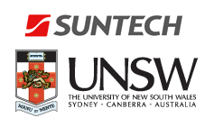 Suntech and UNSW logos