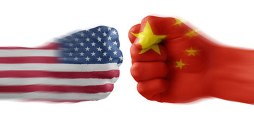 US and Chinese fisticuffs