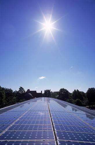 Solar Panels and Sky