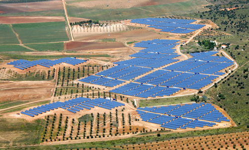 solar farm built by FRV