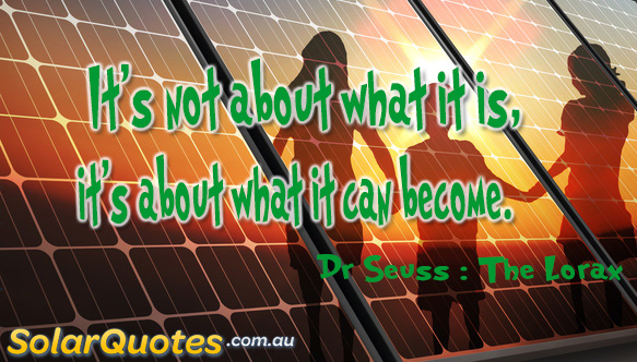 “It's not about what it is, it's about what it can become.”