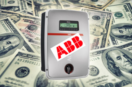 an aurora inverter surrounded by cash