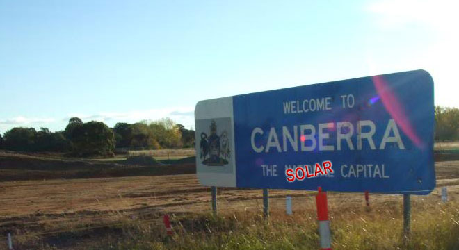 Canberra sign