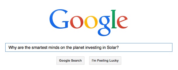 google search for solar