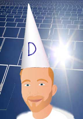 finn in Dunce's cap
