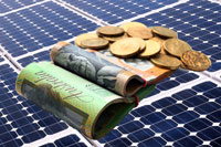solar panels and australian cash
