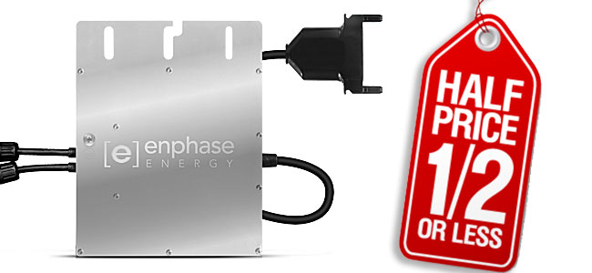 enphase costs: half price by 2017