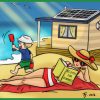 beach house with solar