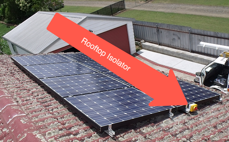 rooftop solar isolator