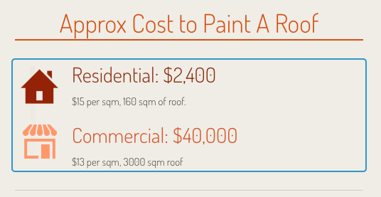 cost of roof painting