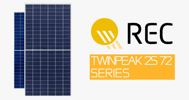 REC TwinPeak 2S 72 Series solar modules