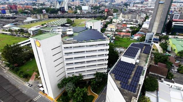 Solar power system - Shell, Thailand