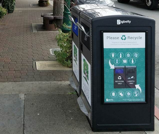 BigBelly solar powered bins