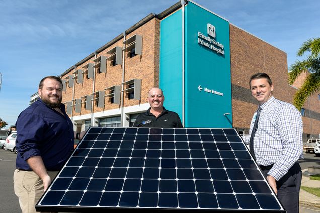 Solar panels for hospital in Bundaberg