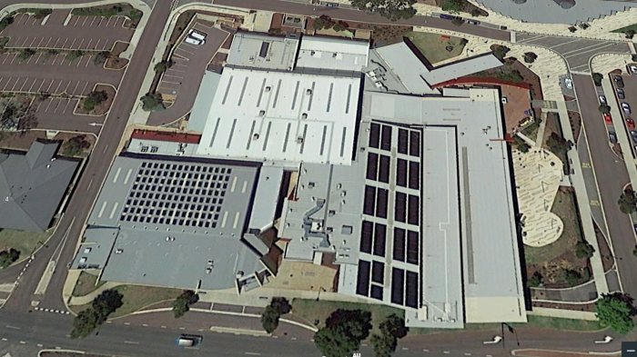 Solar panels on Youth Centre