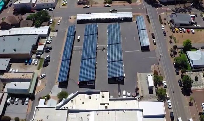 Solar car park - Northam Western Australia