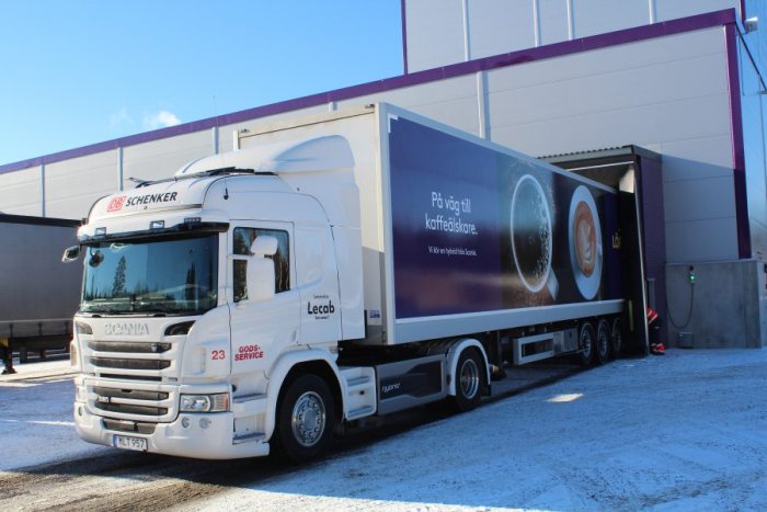 Scania truck with hybrid drivetrain