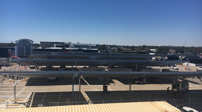 Solar Car Park Canopy Project - Adelaide