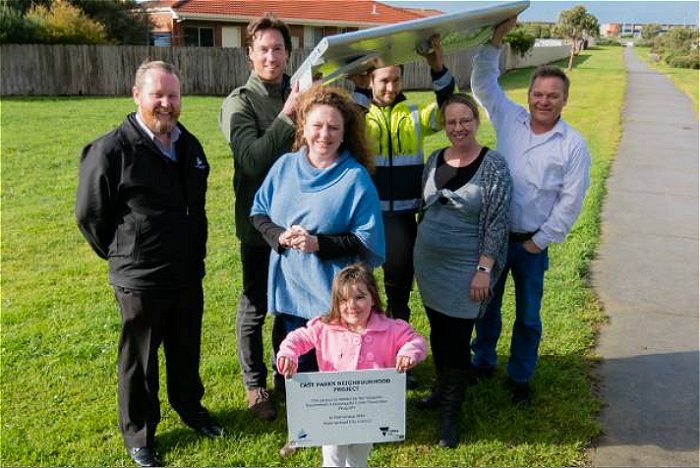 Solar powered LED lights in Warrnambool