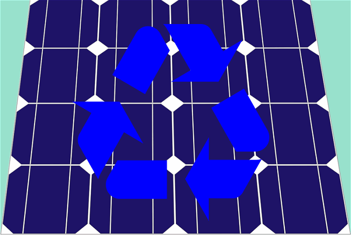 Solar panel recycling