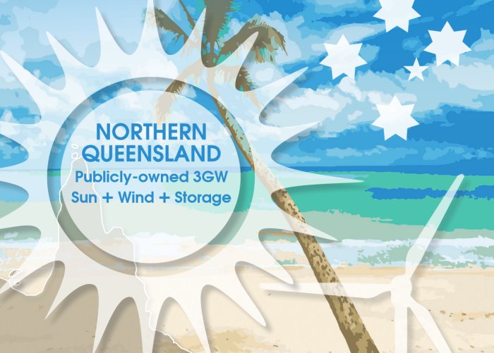 Wind, solar power and storage in northern Queensland