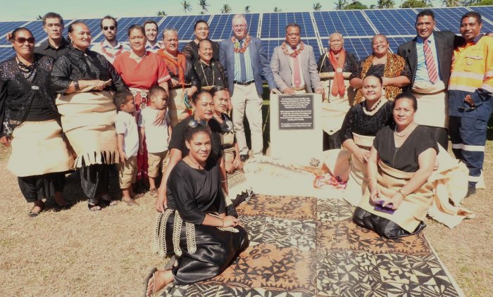 Solar farm built with Australian support