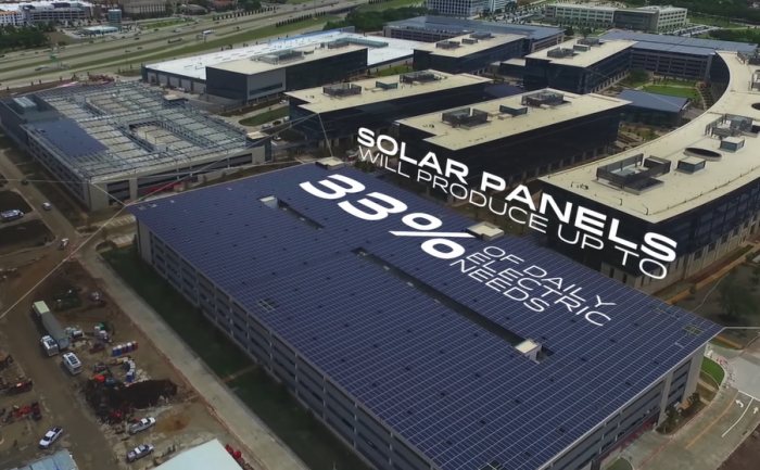 Toyota headquarters - SunPower solar panels