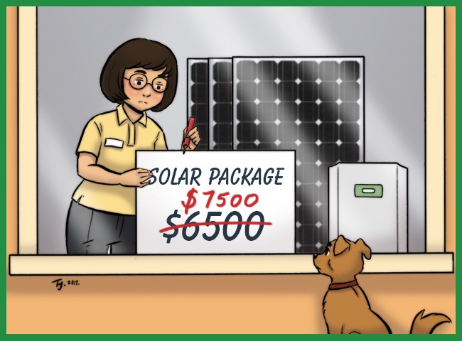 Solar salesperson 