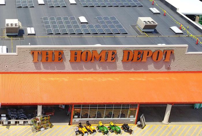 Solar + Tesla Powerpack project - Home Depot