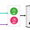 hot water timer