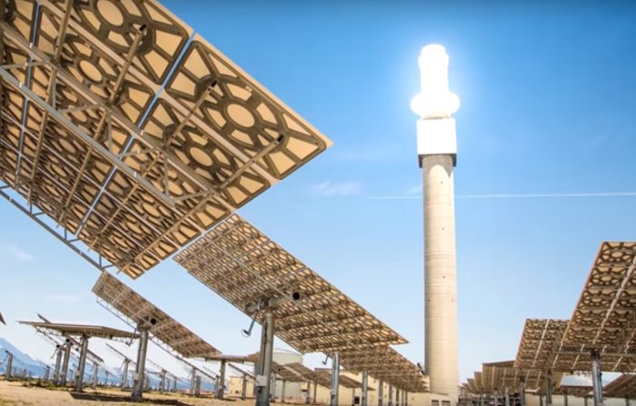 Solar thermal + energy storage