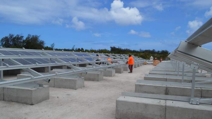 Solar power and energy storage in the Cook Islands
