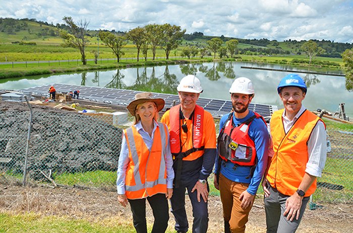 Lismore City Council floating solar farm