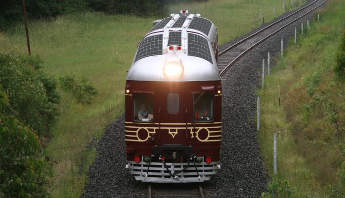 Byron Bay solar powered train