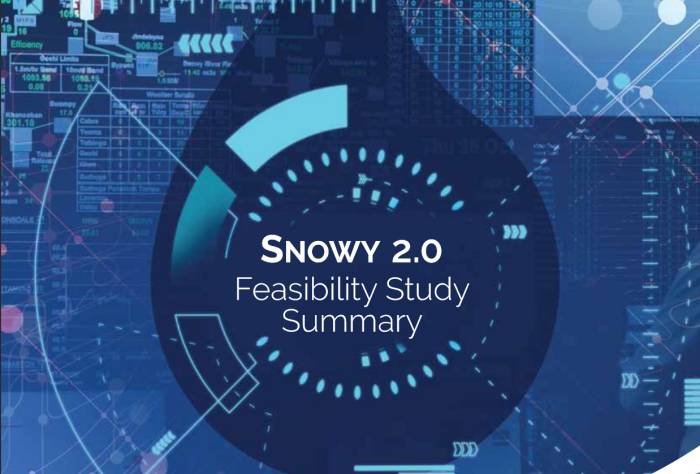 Snowy 2.0 feasibility study