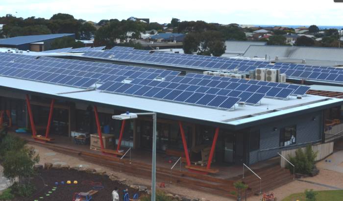 Boorai Centre solar panels