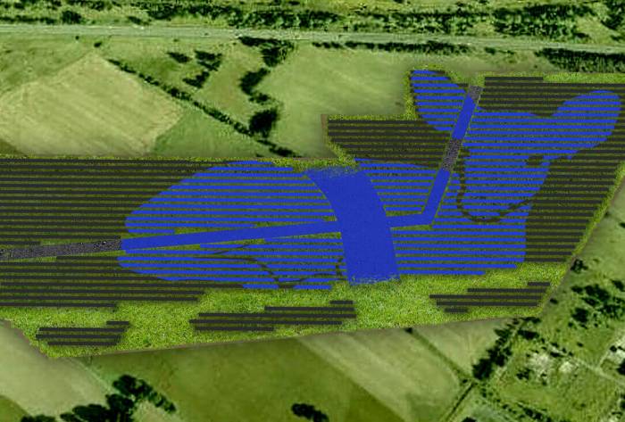 Deer shaped solar farm