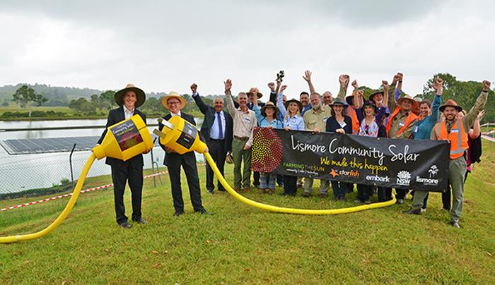 Lismore floating solar project