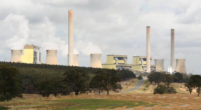 Loy Yang B and A coal fired power stations