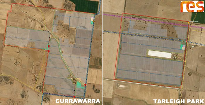 RES solar and battery storage projects