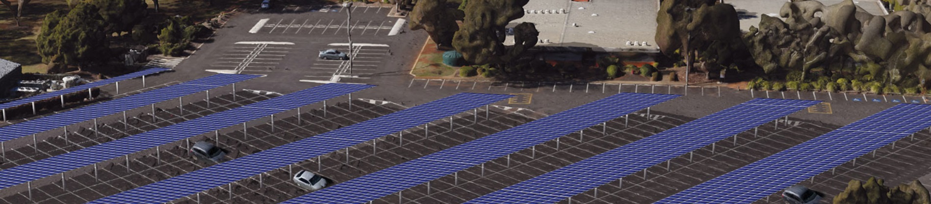 Car park solar power system