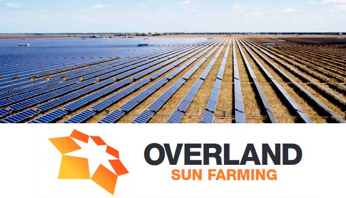 Overland Sun Farming - solar and battery storage