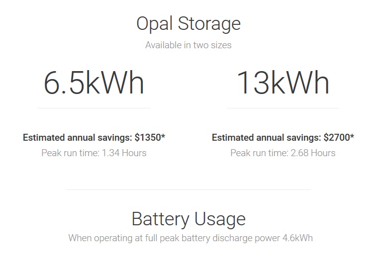 Opal Storage claims