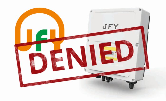 JFY solar inverter delisting appeal