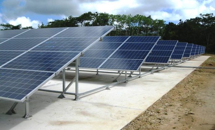 Solar panels in Niue