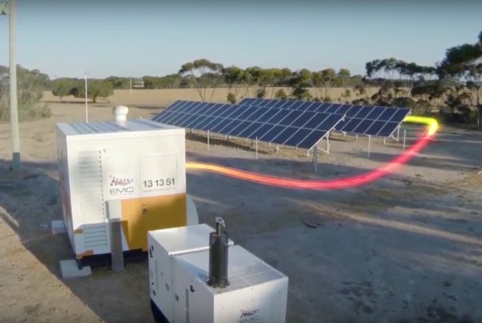 Stand alone solar hybrid systems