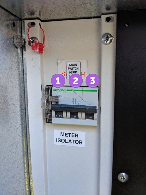 three-phase meter isolator