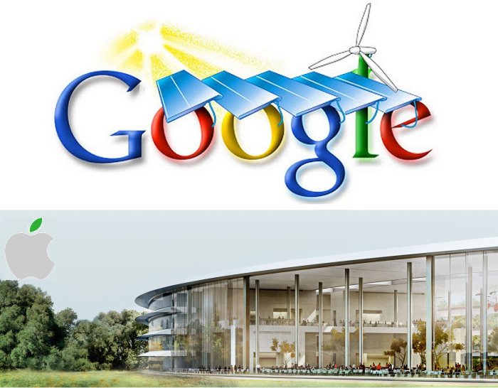 Renewable energy - Google and Apple